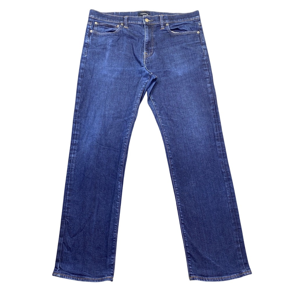 J.Crew 1040 Athletic Fit Jeans Mens Sz 36 Dark Wash Stretch Denim J5187